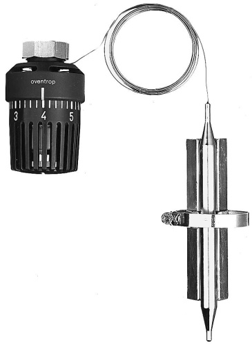 Терморегулятор Oventrop с накладным датчиком, диапазон, гр.С-40-70, 2 м, M30x1,5