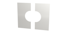 Пластина накладная 0гр., диаметр, мм-150