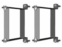 Комплект консолей с дюбелями и шурупами для монтажа распределителя средней мощности или гидрострелки на стене (ст.арт. ME 66337.10)