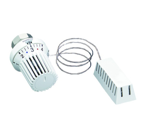 Термостат Oventrop Uni XH, M30x1,5, с нулевой отметкой, белый, капиллярная трубка 2 м