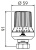 Термостат Oventrop Uni XH, M30x1,5, с нулевой отметкой, белый